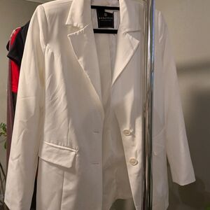 Bagatelle Women's White Blazer S